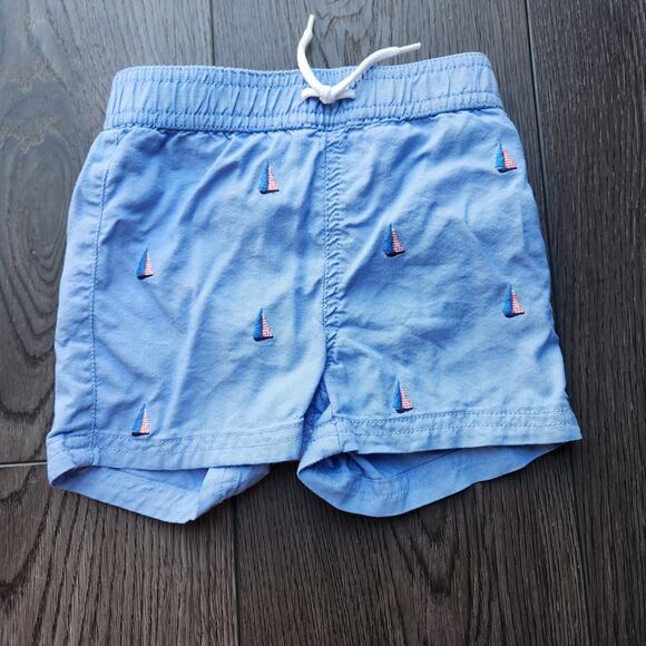 Janie and Jack sailboat swim trunks, 6-12 months - Picture 1 of 4